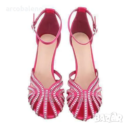 Дамски елегантни сандали на висок ток, 6цвята , снимка 5 - Сандали - 40897316