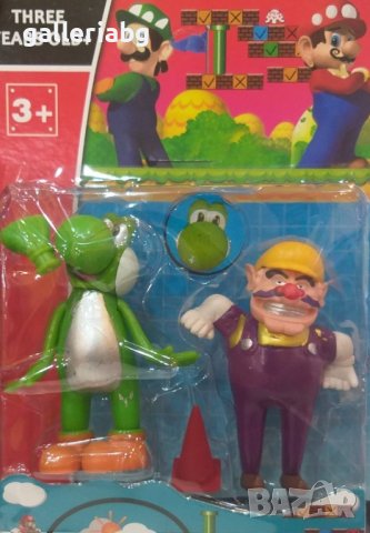 Фигурки на Yoshi и Wario от филма за Супер Марио (Super Mario)