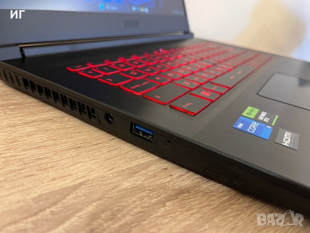 ПРОМО MSI Thin GF63/i5-12450H/RTX 4050 6GB/16GB DDR4/512GB NVMe/144Hz, снимка 6 - Лаптопи за игри - 52612575
