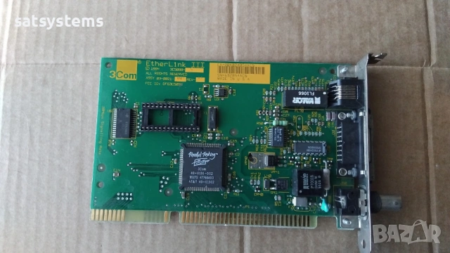 3COM 3C509B-C 10Mbps EtherLink III 16-bit ISA Network Adapter Card