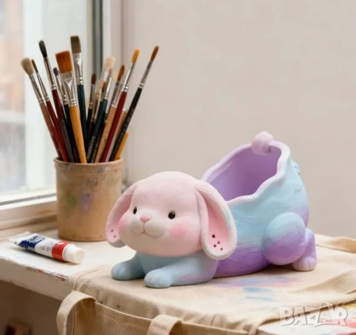 Молд кашпа заек, снимка 4 - Форми - 53039735