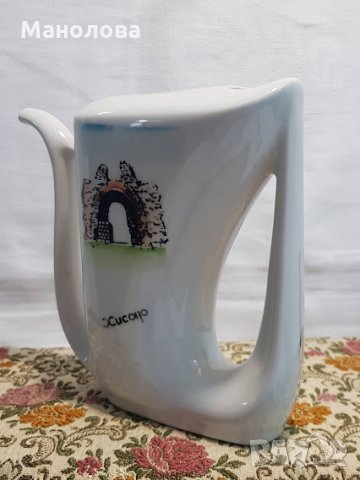 Български качествен стар порцелан. Каничка "Хисар" на Изида., снимка 2 - Колекции - 35748472