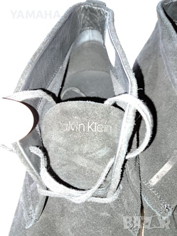 Calvin klein  Мъжки Боти 46. ЕСТЕСТВЕНА КОЖА , снимка 5 - Мъжки боти - 42375432