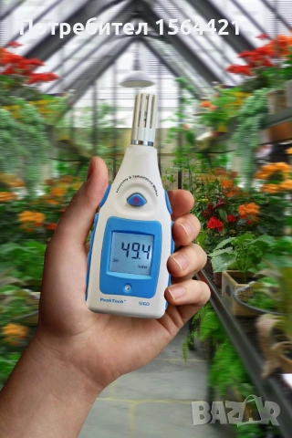 цифров термометър с влагомер /-10 °C + 50 °C/, PEAKTECH, Германия