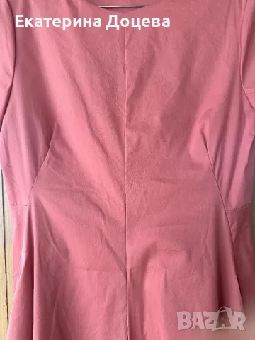 Вталена рокля пепел от рози, снимка 3 - Рокли - 49746919