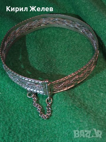 СТАРИНЕН СТИЛ ФИЛИГРАННА ГРИВНА НАКИТ за НОСИЯ МАЙСТОРСКИ ПОСРЕБРЕН 9367, снимка 3 - Гривни - 30331198