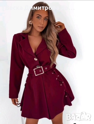 Дамска рокля , снимка 3 - Рокли - 52847445