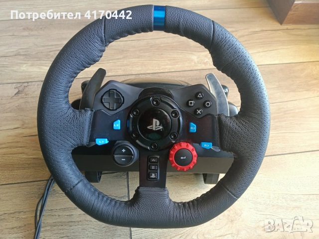 Волан с педали Logitech - G29, черен, PC/PS4/PS5 - Като нов, снимка 5 - Други игри и конзоли - 53715730