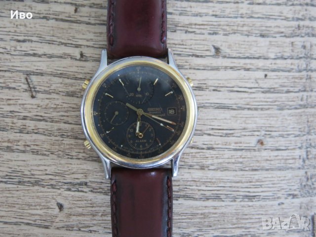 Ретро мъжки часовник Seiko Chronograph 7T32-6A5A, снимка 5 - Мъжки - 44338983