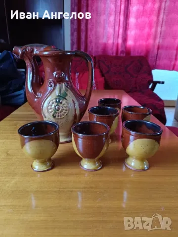 Нов керамичен сервиз за вино 