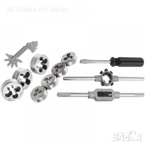 Комплект метчици и плашки 32 части PATRON, снимка 5 - Други инструменти - 50361206