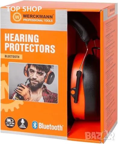 Шумоизолиращи слушалки Werkmann с FM radio, снимка 4 - Bluetooth слушалки - 48818884