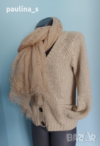 Три броя / Бежова маркова жилетка / голям размер , снимка 5 - Жилетки - 36419751