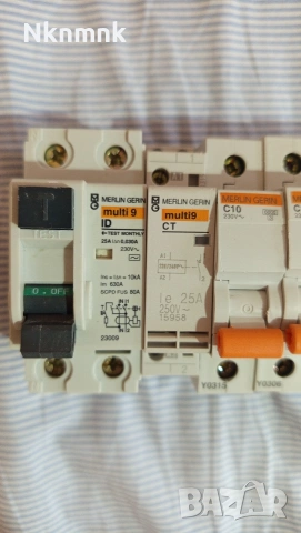 Дефекто токова защита, контактор, предпазители 