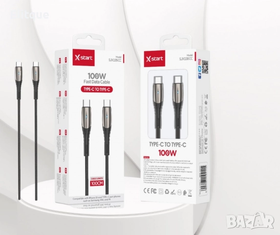 Кабел за бързо зареждане , SJX135CC , Type-C to Type-C