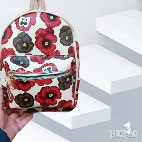 Практична фешън раница в модерни принтове, снимка 10 - Раници - 52895587