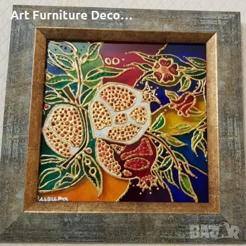 Стъклописи в рамка, снимка 2 - Картини - 50079646