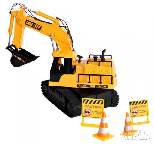 Детска игра Багер, дистанционно, аксесоари, мини багер, багер играчка, презареждаема батерия, снимка 6 - Електрически играчки - 34164463