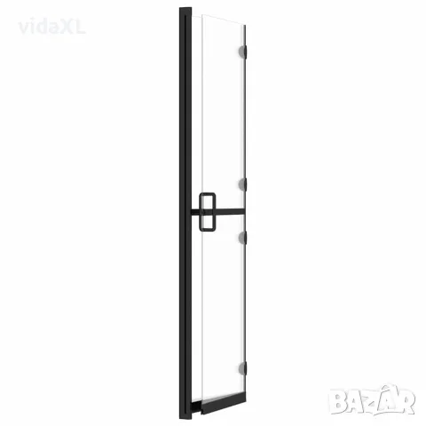 vidaXL Сгъваема стена за душ с прозрачно ESG стъкло, 80x190 см, снимка 6 - Душове - 56146078