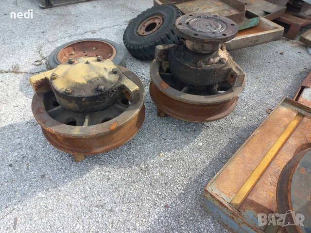 колела редуктори мотори за мостови,козлови кран , снимка 11 - Резервни части за машини - 44223330