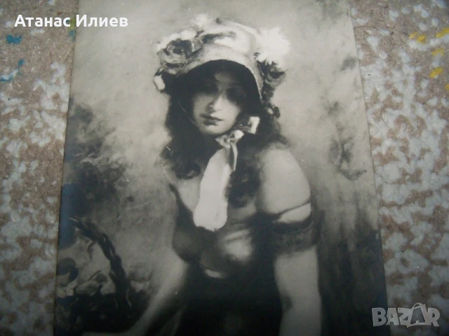 Стара еротична пощенска картичка, снимка 4 - Филателия - 50839019