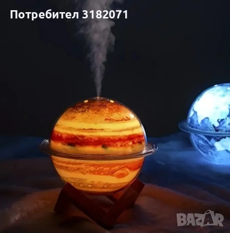 Арома дифузер с цветни LED светлини, с вместимост 330мл, снимка 6 - Други - 52128602