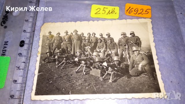 Стара ВОЕННА СНИМКА на КАРТЕЧАРСКА РОТА ВОЕННИ от ЦАРСТВО БЪЛГАРИЯ КОЛЕКЦИОНЕРСКИ УНИКАТ 16925, снимка 8 - Колекции - 38831977