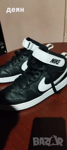 Юношески високи кецове NIKE COURT BOROUGH MID 2 BG, снимка 4 - Детски маратонки - 56189776