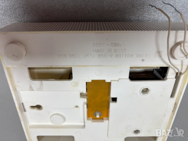 Мелодичен звънец за врата, 220V, СССР, снимка 4 - Антикварни и старинни предмети - 53176580