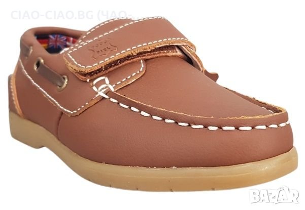 Кафяви МОКАСИНИ за момче с велкро BONINO, снимка 6 - Детски обувки - 42121670