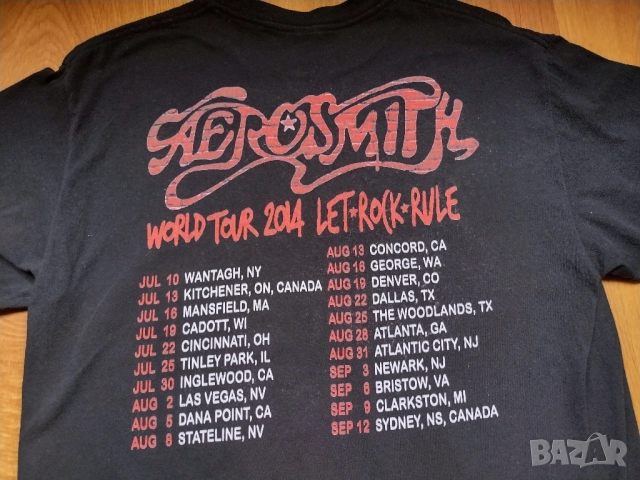 Aerosmith World Tour 2014 / Let Rock Rule Tour - мъжка тениска, снимка 6 - Тениски - 51882122