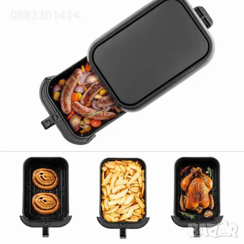 Еър Фрайър Фритюрник с горещ въздух Muhler MFX-815, 1700W , снимка 10 - Фритюрници - 48876411