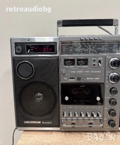 🔊Ретро масивен радиокасетофон Boombox Universum Senator 8800 - (SANYO)🔊, снимка 2 - Радиокасетофони, транзистори - 53691436