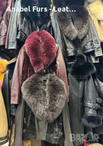 Нова колекция кожени якенца ✨❤️  Естествена кожа и естествен косъм ✅ Налични размери от S до 5XL ❗️, снимка 10 - Якета - 53036686