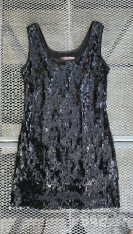 Дамска рокля с паети Vera Lucci размер М, снимка 13 - Рокли - 52860570