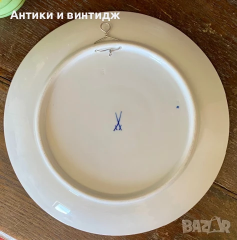 Антична чиния Meissen, снимка 2 - Антикварни и старинни предмети - 50708659