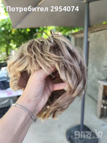 естествена коса/перука 45лв, снимка 2 - Аксесоари за коса - 51081442