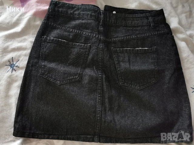 къса дънкова пола, снимка 2 - Поли - 51011742