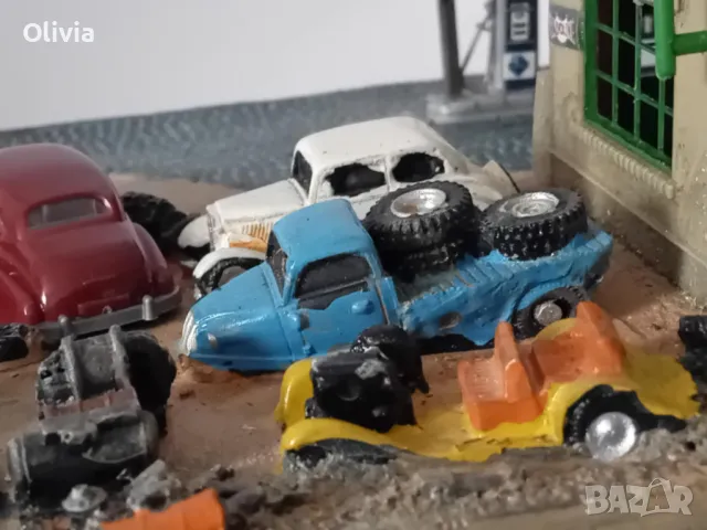 Diorama, бензиностанция диорама мащаб 1:64, работилница, снимка 10 - Колекции - 49621901
