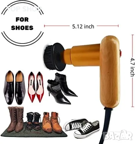 Нова 75W електрическа машина за полиране почистване лъскане на обувки, снимка 2 - Други стоки за дома - 49804820