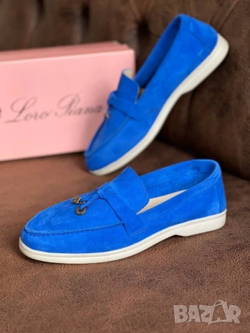 дамски мокасини от естествен велур loro piana , снимка 9 - Дамски ежедневни обувки - 51303318