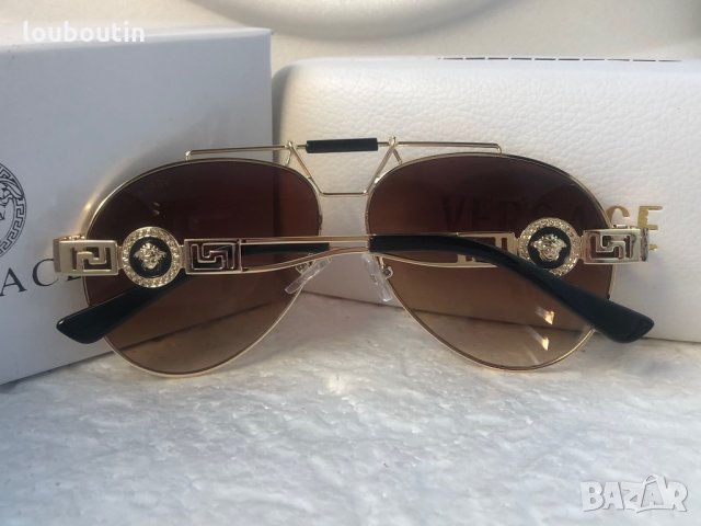 Versace VE2160 мъжки слънчеви очила авиатор унисекс дамски, снимка 9 - Слънчеви и диоптрични очила - 35933232
