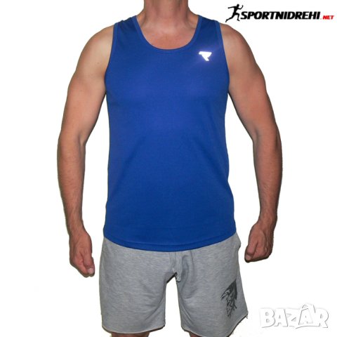 Мъжки спортен потник REPTIL, оранжев, полиестер, снимка 3 - Тениски - 41478023