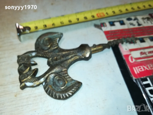 РЕТРО ТИРБУШОН-АНТИКА//ПАТИНА//РЕЛИКВА 0211251429, снимка 2 - Антикварни и старинни предмети - 52263744