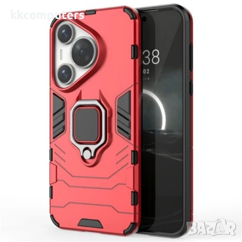 Huawei Pura 70 Pro / Pura 70 Pro+ Удароустойчив Ring Holder Калъф и Протектор, снимка 2 - Калъфи, кейсове - 51404552