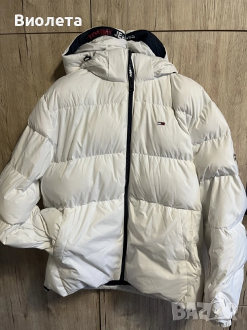 Оригинално мъжко яке Tommy Jeans размер Л, снимка 3 - Якета - 55898218