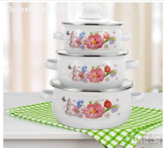 ТОП.2 бр. комплекти на цената на 1., снимка 3 - Съдове за готвене - 52341361