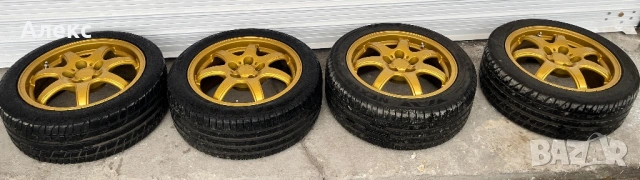 Алуминиеви джанти с гуми, снимка 2 - Гуми и джанти - 53479318