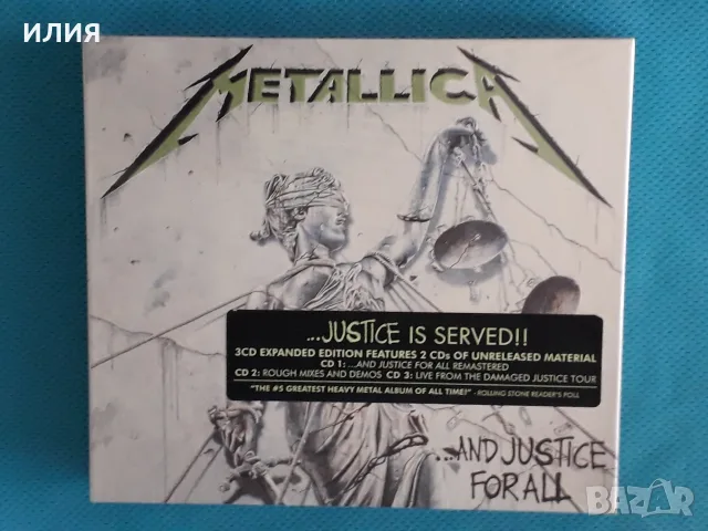 Metallica – 2018 - ...And Justice For All(3CD Reissue, Remastered)(Blackened – BLCKND007R-3)