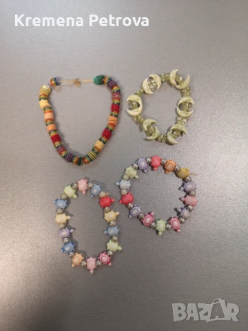 ленти за глава, фибички, к-кт декорация на кичури, гривни с герданчета, снимка 11 - Други - 53518443